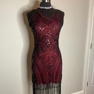 **Beautiful Sequin Cocktail Dress**